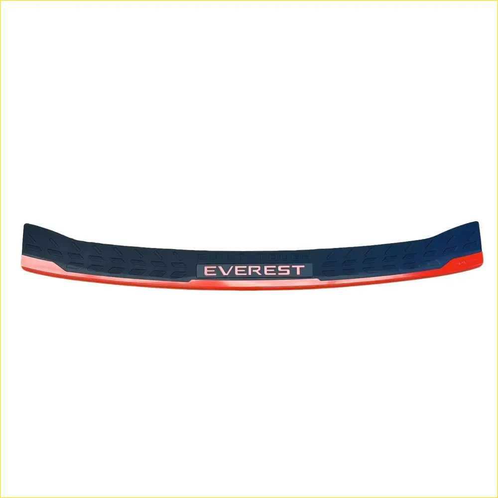Navy blue and red rubber car door sill mat with everest branding featured in ecu tuning nz 2026 for diesel utes