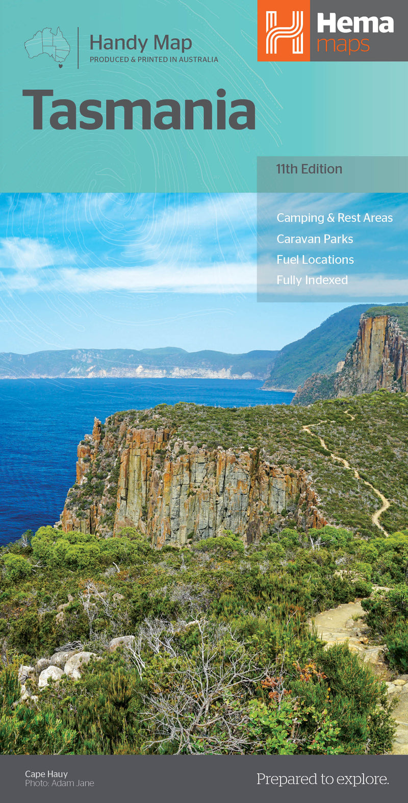 Hema Tasmania Handy Map Ed11