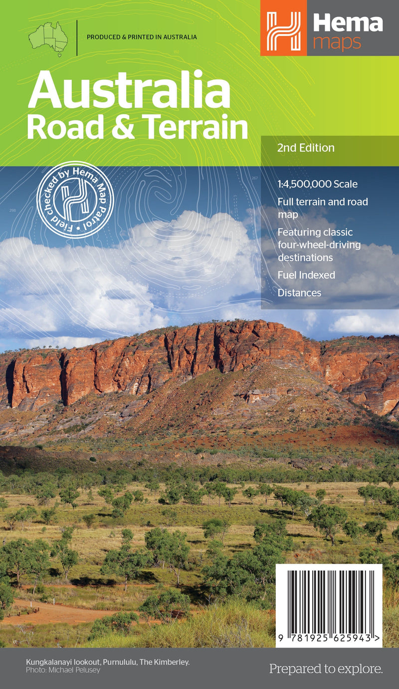 Hema Australia Road And Terrain Ed2