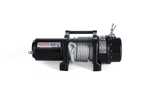 Runva 4.5X Winch 12V with Steel Cable