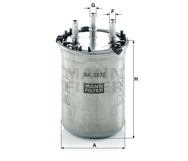 Mann Fuel Filter WK8032