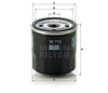 Mann Oil Filter W712