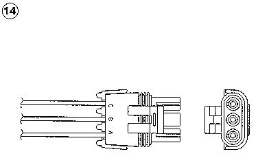 NTK Oxygen Sensor OZA721-EE37