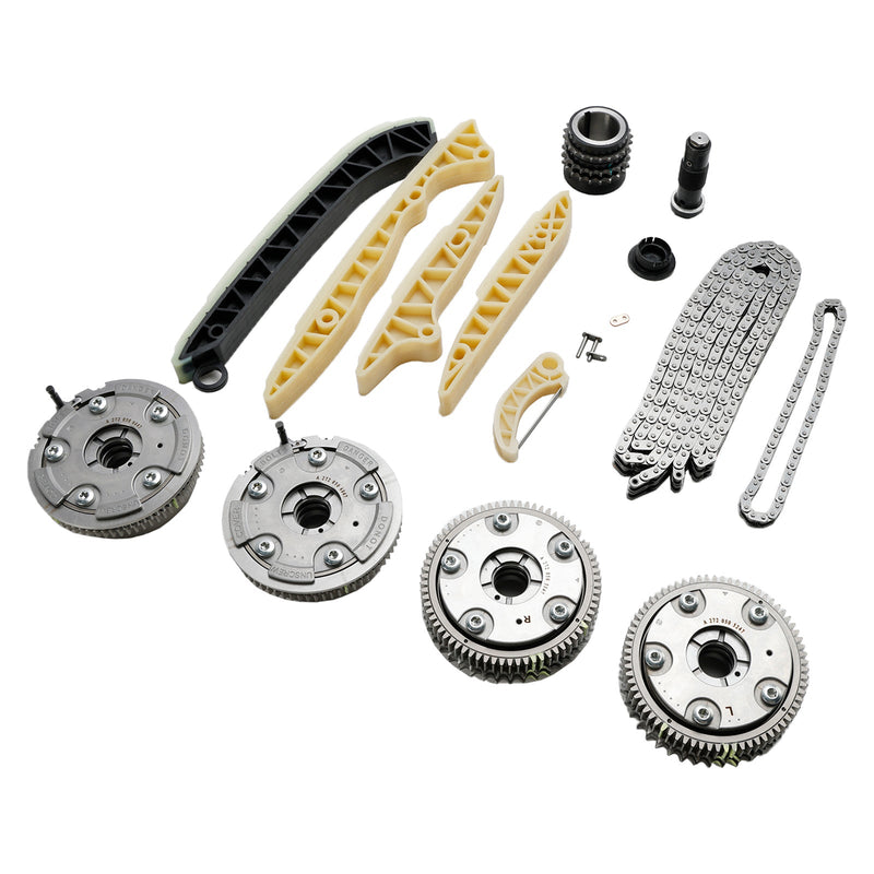 Mercedes ML350 R350 E350 4Matic 10-11 Timing Chain Kit & Camshaft Adjusters