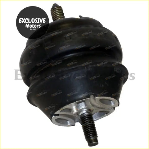Black rubber front engine mount for ford falcon ba bf with metallic threaded bolts for secure fitment