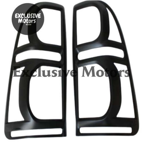 Toyota Vigo Ute Matte Black Taillight Covers (2012-2015)