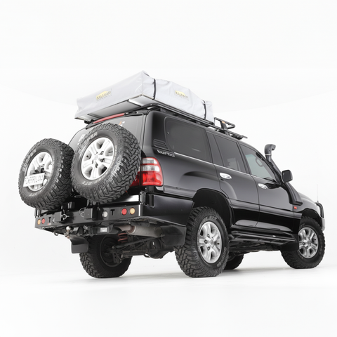 Rockarmor Steel Dual Wheel Carrier To Suit Toyota Landcruiser Fj100 1998-2007 And Lexus 470