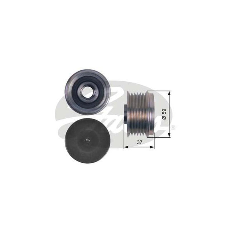 Gates Overrunning Alternator Pulley OAP7133