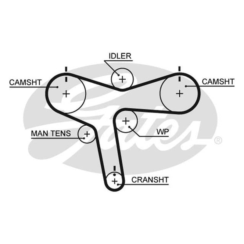Gates Timing Belt T1023