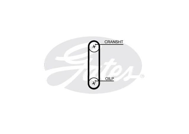 Gates PowerGrip Timing Belt T357HOB