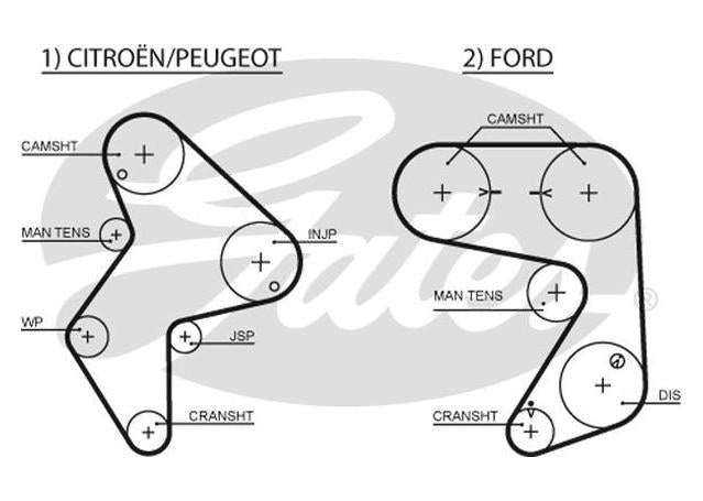 Gates Timing Belt T808