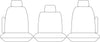 Sperling Empire Leather Middle Black Seat Covers Suits