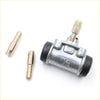 Silver 11/16 rear brake cylinder for nissan 720 d21 navara ute 1980-1986 with black rubber seals and threaded knob