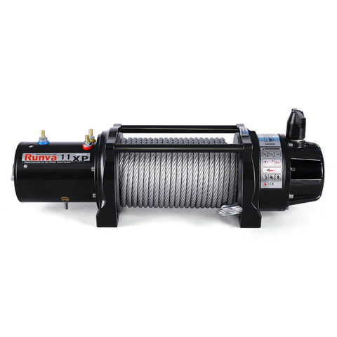 Runva 11XP Premium Winch 24V with Steel Cable