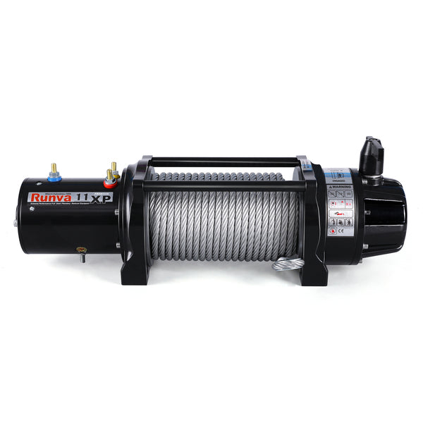 Runva 11XP Premium Winch 24V with Steel Cable