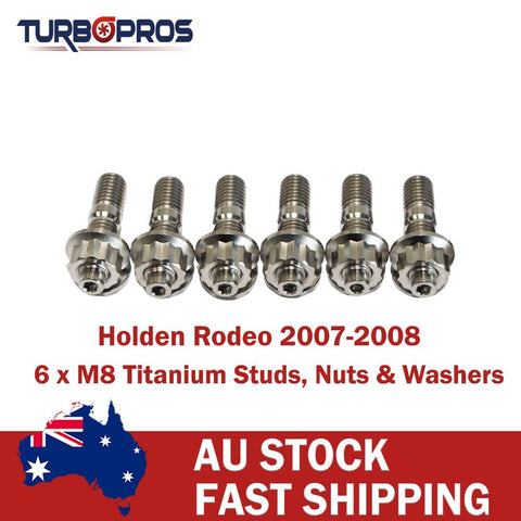 Holden Rodeo 2007-2008 Titanium Turbo Charger Stud Kit