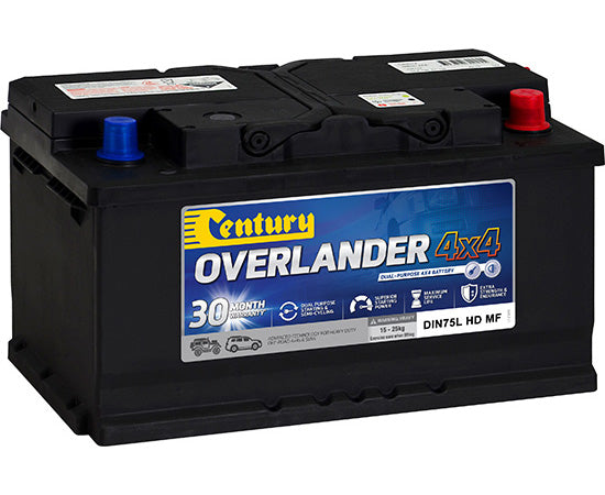 Century Batteries Battery Overlander 4X4 -125139 DIN75L