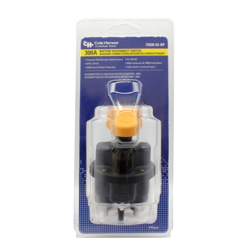 Cole Hersee Battery Master Switch With Lockout Tag -