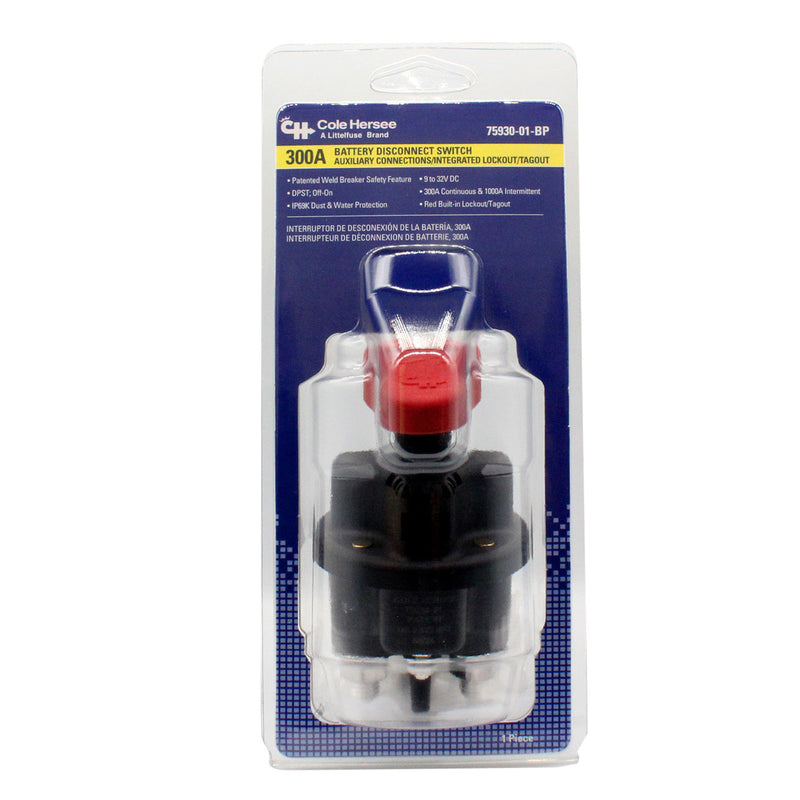 Cole Hersee Battery Master Switch With Lockout Tag - Red