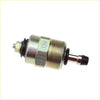 Metallic 12v stop solenoid switch with threaded body and black rubber seals for nissan patrol gq gu navara d22