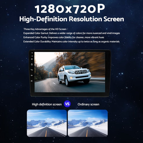 Toyota Prado 02-09 Android 13 GPS 4+64G CarPlay Stereo Head Unit Suitable