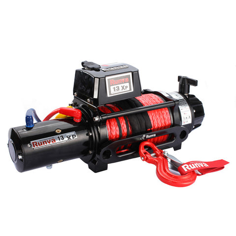 Runva 13XP Premium Winch 24V with Synthetic Rope