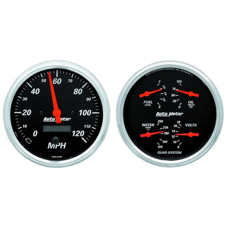 AutoMeter Designer Black 5in Gauge Kit AU1403