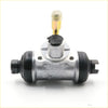 Silver metal 15/16 inch rear brake cylinder with black seals gold knob branded assab for nissan d21 navara ute