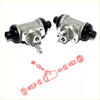 Silver metal 15/16 rear wheel brake cylinder for Nissan Pathfinder Terrano WD21 with black rubber caps and fittings