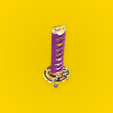 15cm Purple Katana Samurai Gear Knob