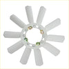 White plastic 192 engine cooling fan blade with 10 blades and metal mounting for toyota hilux ln147 ln167 ln172