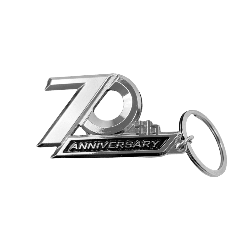78 series 70th Anniversary Metal Key Ring (1999+)