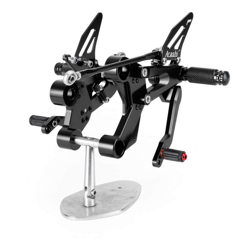 Duke 890 790 2018-2023 Racing Adjustable Rear Sets Rearsets Foot Pegs Black