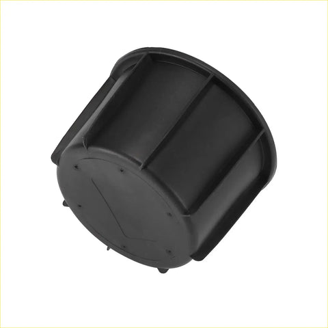 Black plastic cylindrical console box cup holder insert with ribbed sides for toyota 4runner 2010-2020
