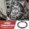 Brown rubber engine crankshaft oil seal with metallic inner ring and bolts for toyota land cruiser 2000-2023