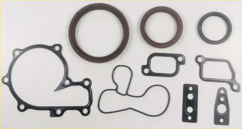 Set of black rubber front and rear crankshaft oil seals for ford ranger and mazda bt50 engine components