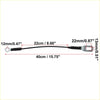 Black insulated tailgate cables with silver metal terminals for toyota tacoma 1995-2003 wiring replacement