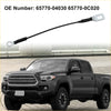 Black rubber coated tailgate cables with metallic ends for toyota tacoma 1995-2003 oe number 65770-04030