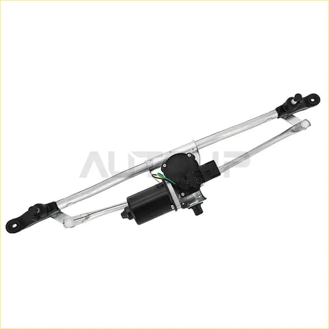 Silver metal windshield wiper linkage with black motor and mounts for jeep wrangler jk 2007 2018