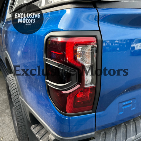 Ford Ranger PX4 Matte Black Taillight Covers (2022-2023)