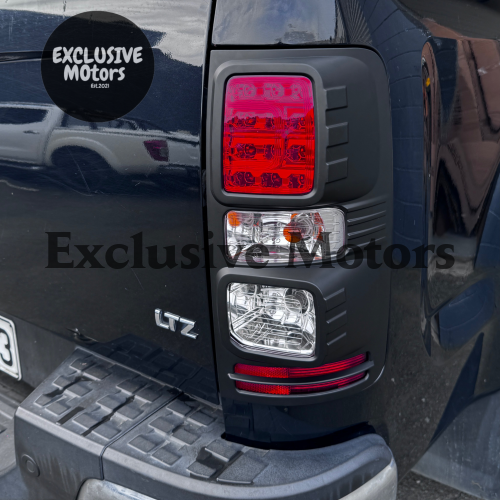 Holden Colorado Matte Black Taillight Covers (2012-2019)
