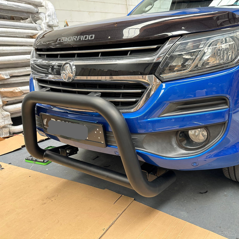 Holden Colorado Matte Black Nudge Bar (2012-2021)