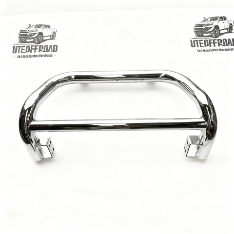 304 Stainless Steel Nudge Bar Isuzu D-Max 2021-Current Medium Size Chrome