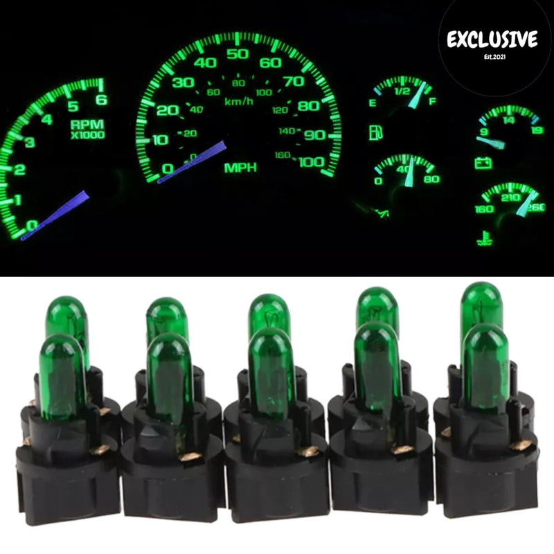 Toyota Hilux Green LED Dash Cluster Light Kit (1972-1978)
