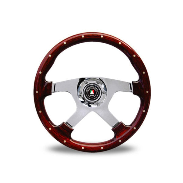 Autotecnica Bullit Woodgrain with Polished Spokes
