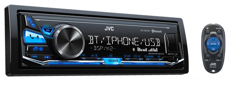 JVC Head Unit Bluetooth/iPhone/USB KD-X341BTSB