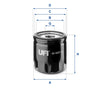 UFI Filters Oil Filter 23.687.00
