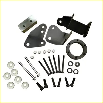 Black metal 25mm diff drop mounting bracket kit with bolts nuts and washers for ford ranger px mazda bt50 everest 2011-on