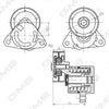 GMB Belt Tensioner V-Ribbed Belt GAT30530