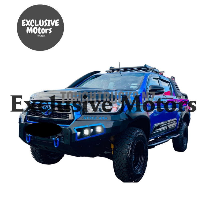 Toyota Hilux Steel Side Steps Heavy Duty (2015-2023)